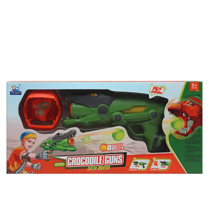 Pistol aruncător de bile Crocodil