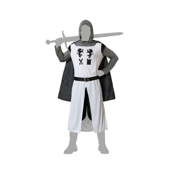 Costum Cavaler Cruciade Alb XS/S