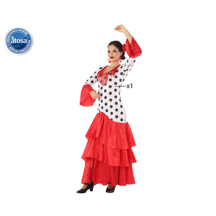 Costum Deghizare pentru Adulți Dansatoare de Flamenco XXL