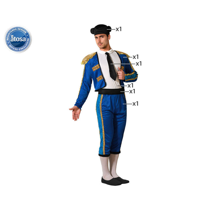 Costum Deghizare pentru Adulți Albastru Toreador XS/S