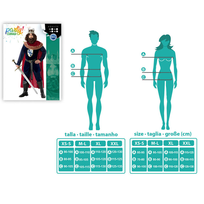Costum Rege Medieval Adult