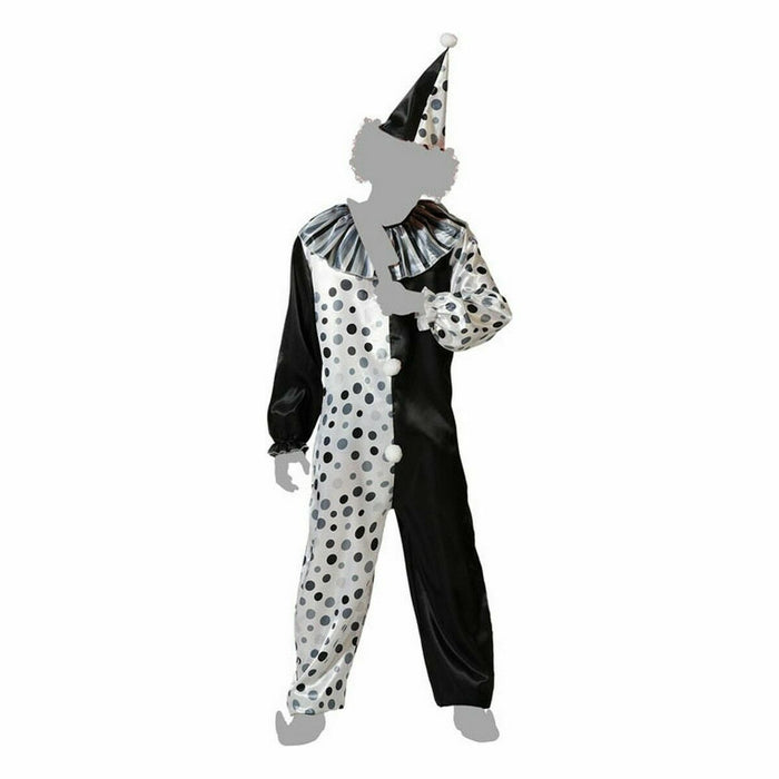 Costum Clovn Adulții unisex Gri