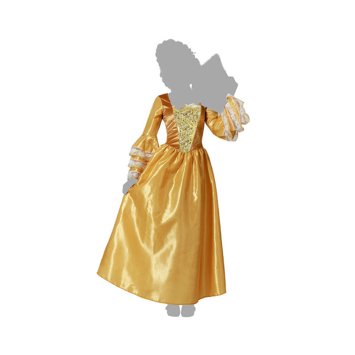 Costum Deghizare pentru Adulți Auriu* Curtezană Femeie