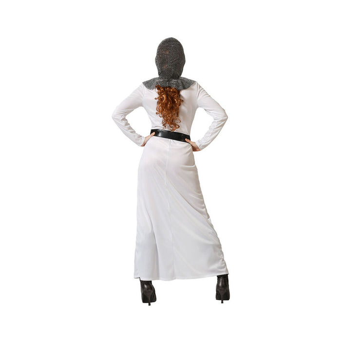Costum Cavalerul Cruciadelor Alb Femeie