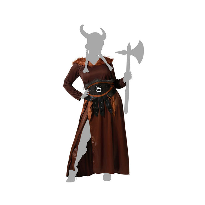 Costum Deghizare pentru Adulți Femeie Viking XXL