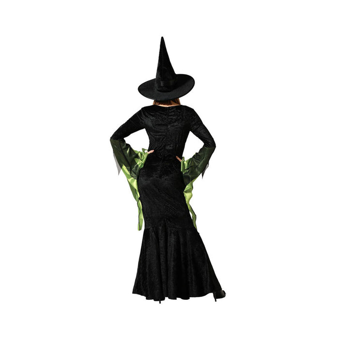 Costum Vrăjitoare Adulți Verde