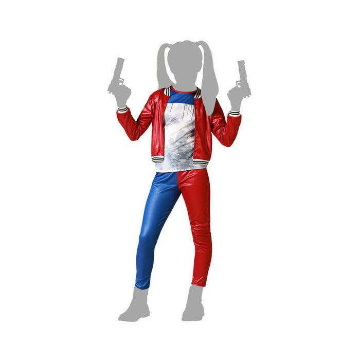 Costum Arlechin Sângeros Albastru Infantil