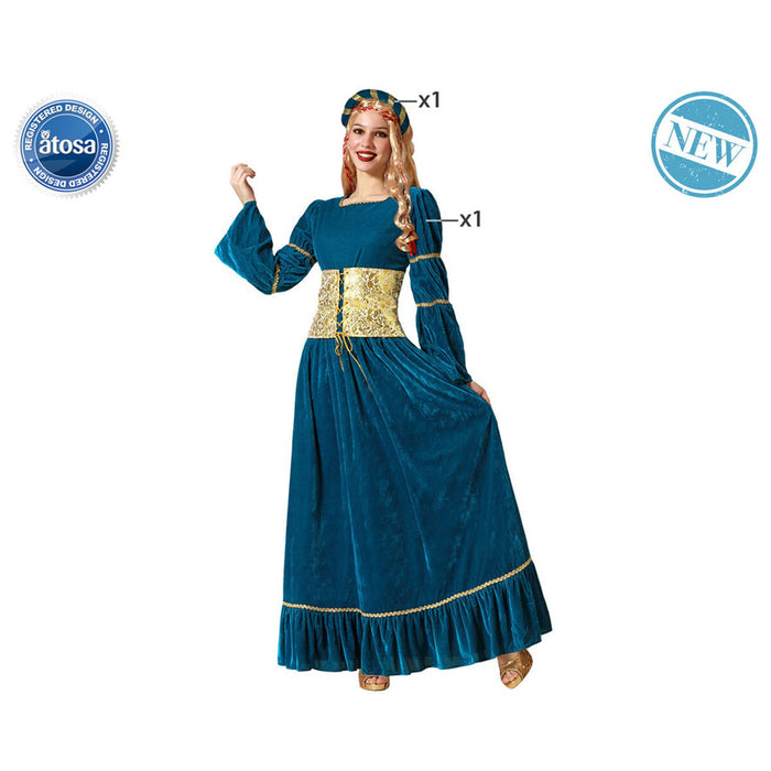 Costum Deghizare pentru Adulți Regină Medievală XXL