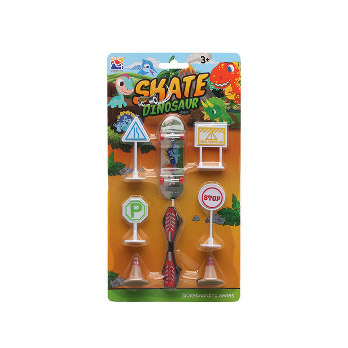 Skateboard jucărie pentru degete Skate Dinosaur