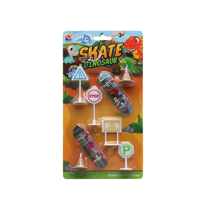 Skateboard jucărie pentru degete Skate Dinosaur