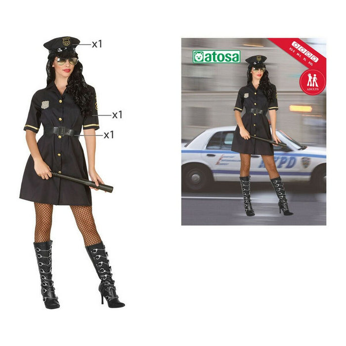 Costum Deghizare pentru Adulți DISFRAZ POLICIA  M-L Polițistă Mărimea M/L