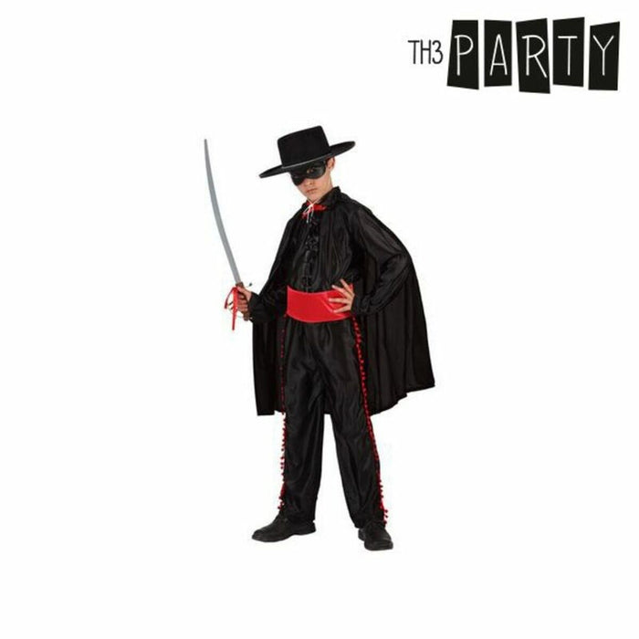 Costum Deghizare pentru Copii Th3 Party Negru Supererou (4 Piese)