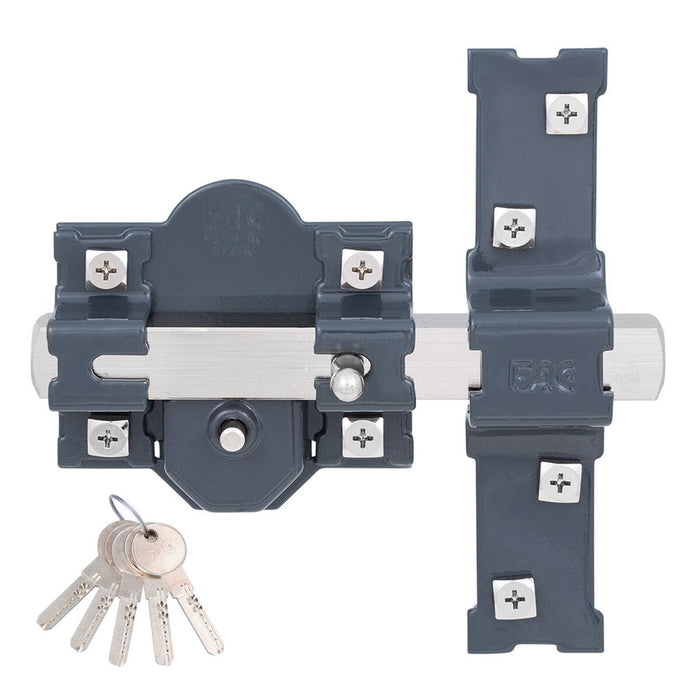 Încuietoare de siguranță Fac 301-r/80 Oțel Gri închis 50 mm 80 mm