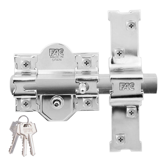 Încuietoare de siguranță Fac 301-r/80 b nichel Oțel 80 mm 70 mm