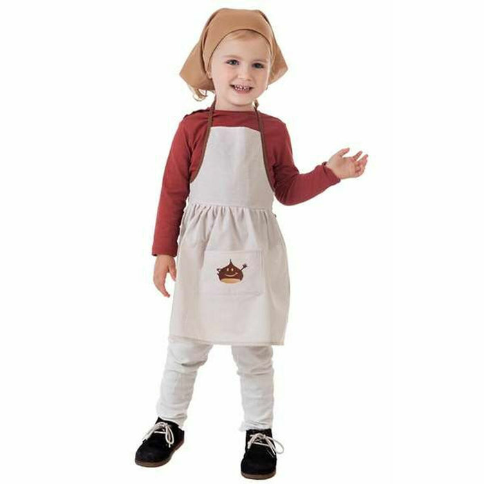 Costum Deghizare pentru Copii Bucătăreasă Alb