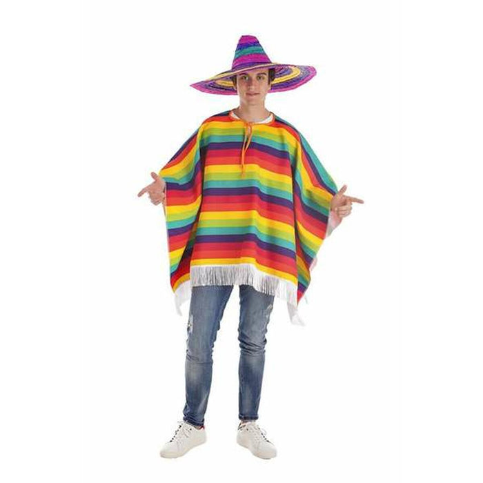 Costum Deghizare pentru Adulți Arcoiris Poncho