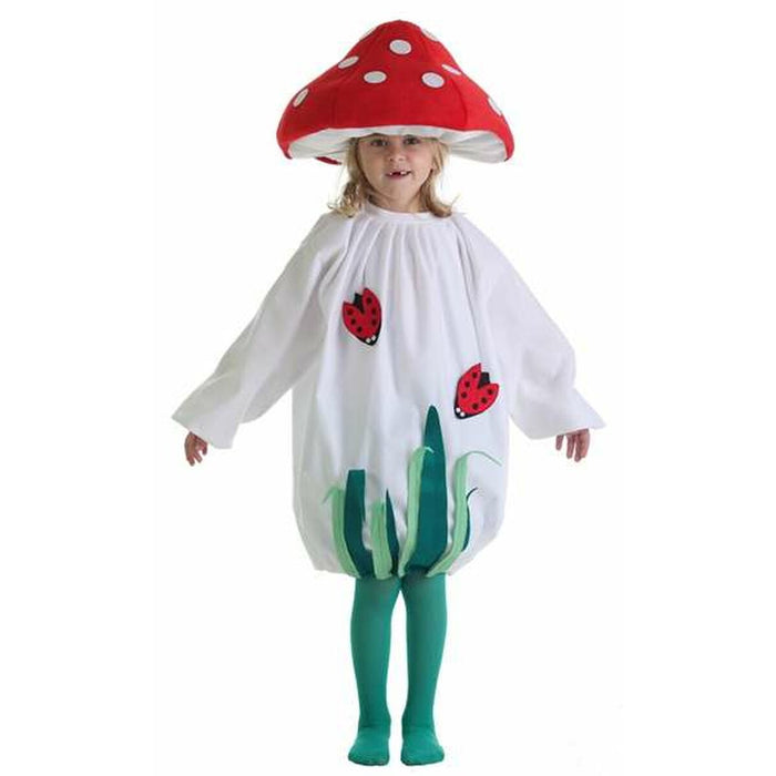 Costum Deghizare pentru Copii Ciupercă 5-7 Ani (3 Piese)