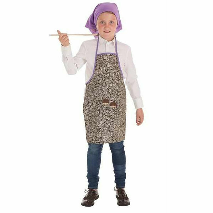Costum Deghizare pentru Copii Pălărie Șorț Violet