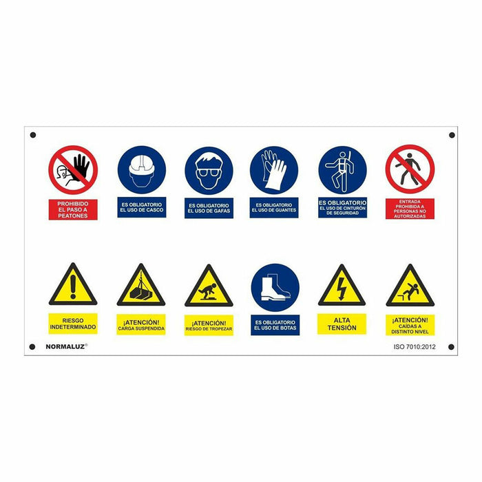 Insignă Normaluz Obra múltiple PVC (50 x 90 cm)