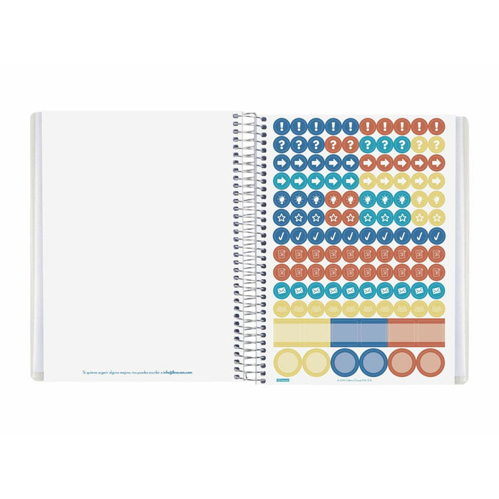 Daily planner Finocam Albastru