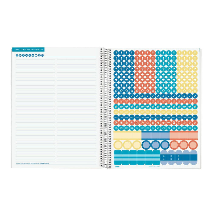 Daily planner Finocam Albastru (23 x 31 cm)