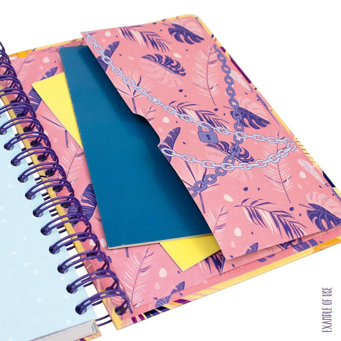 Agendă Finocam Talkual Vitamina Şcoală 2023-2024 Multicolor Sfert 15,5 x 21,7 cm