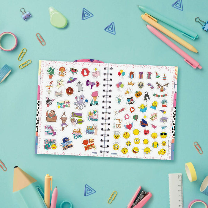 Agendă Finocam Talkual Aventura Şcoală 2023-2024 Multicolor 1/8 12 x 16,9 cm