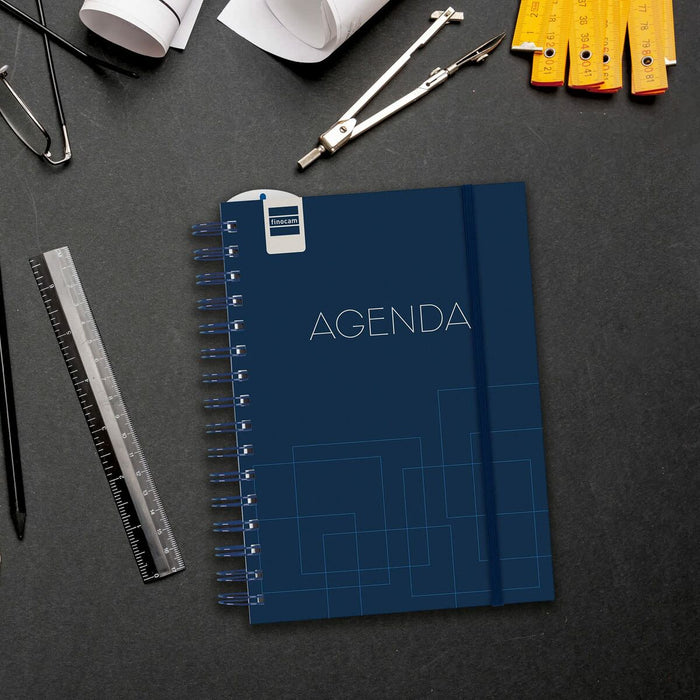 Agendă Finocam Institut 2023-2024 Albastru Sfert 15,5 x 21,5 cm