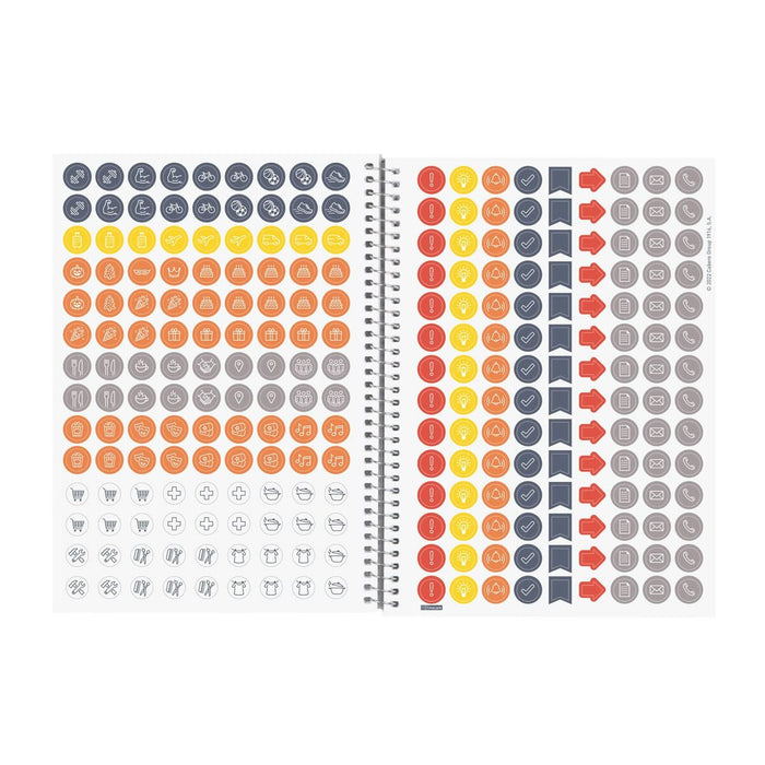 Agendă Finocam Albastru închis 15,5 x 21,2 cm