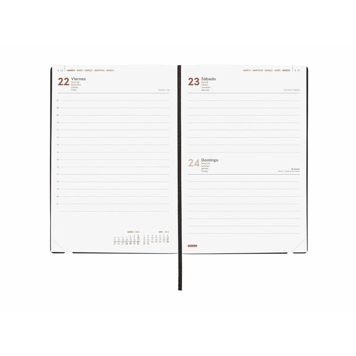 Agendă Finocam Dynamic Mara 2024 Albastru A5 14 x 20,4 cm