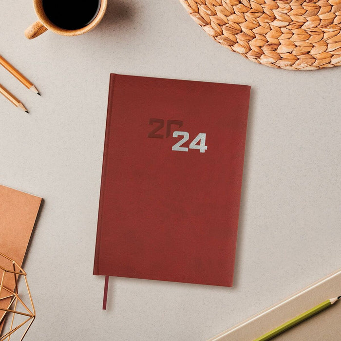 Agendă Finocam Dynamic Milano 2024 Bordo 16,5 x 24 cm