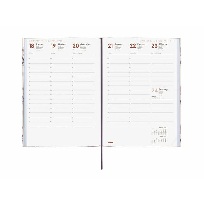 Agendă Finocam Dynamic Berlin Zen 2024 Multicolor A5 14 x 20,4 cm