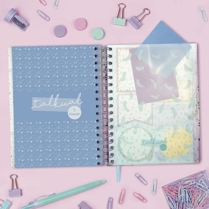 Agendă Finocam Talkual Shine 2024 Multicolor Sfert 15,5 x 21,7 cm