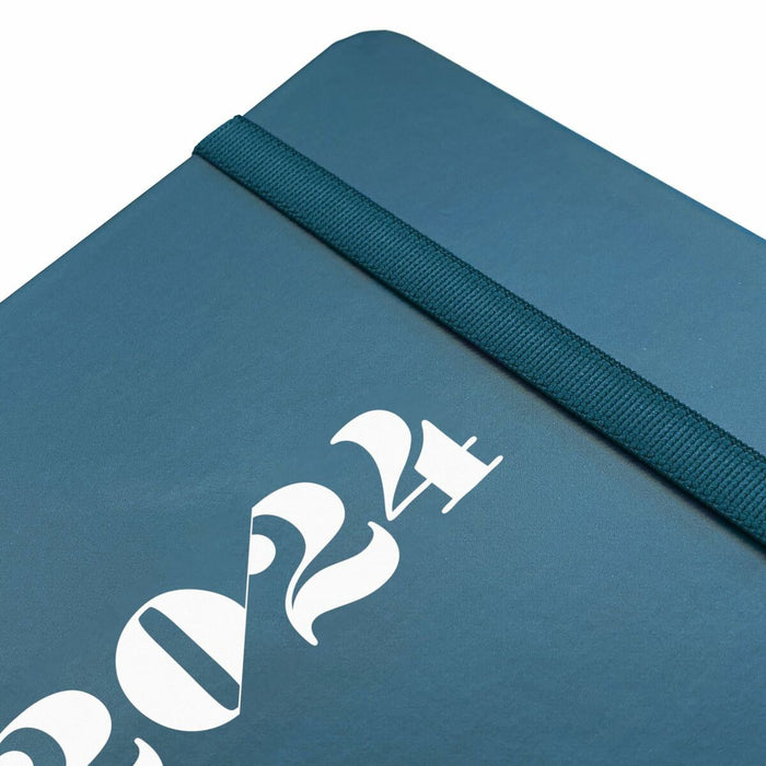 Agendă Finocam MY 2024 Albastru A5 15,5 x 21,2 cm
