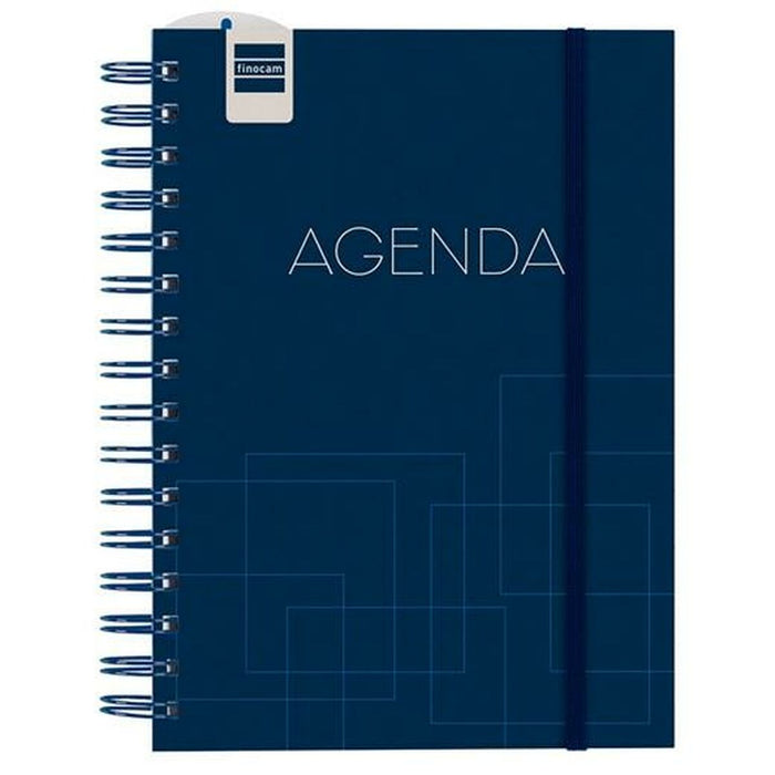Agendă Finocam Albastru Sfert 15,5 x 21,5 cm 2024-2025