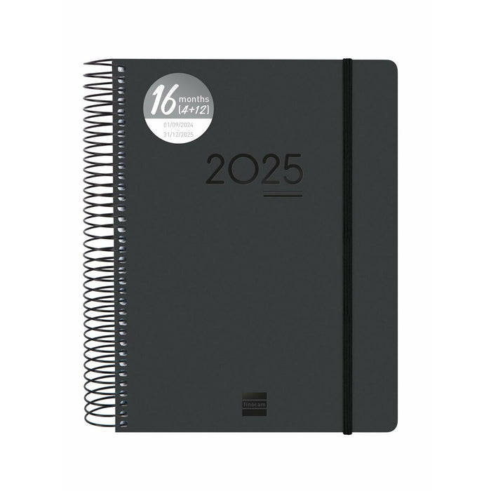 Agendă Finocam Negru A5 2024-2025