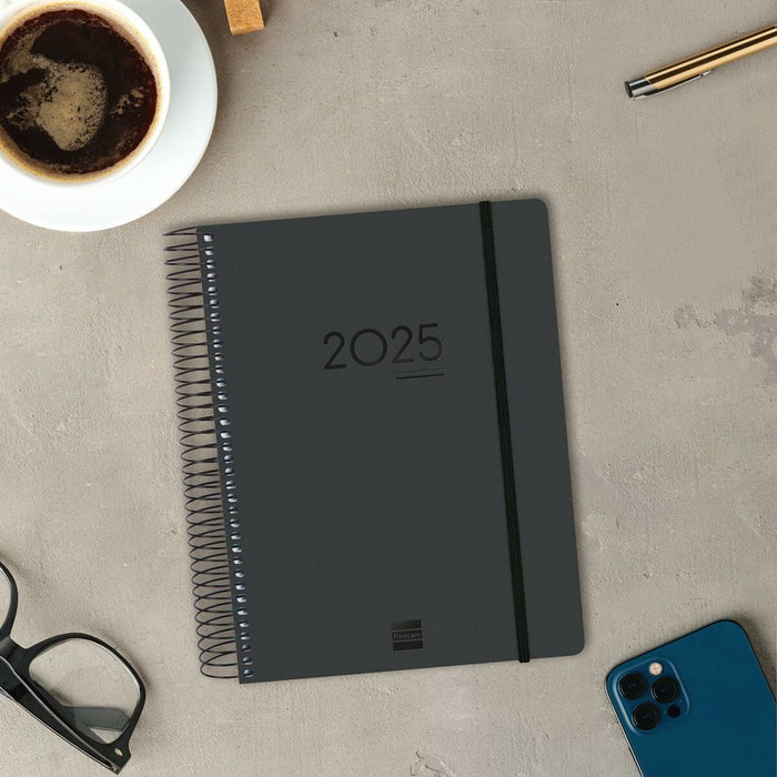 Agendă Finocam Negru A5 2024-2025