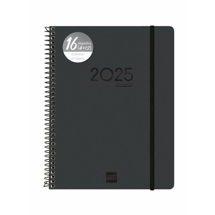 Agendă Finocam Negru A5 2024-2025