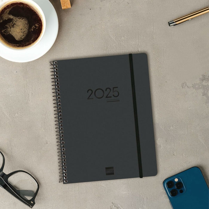 Agendă Finocam Negru A5 2024-2025
