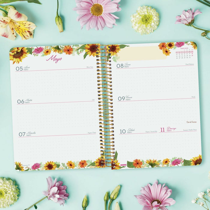 Agendă Finocam Cloe Roz A5 2024-2025