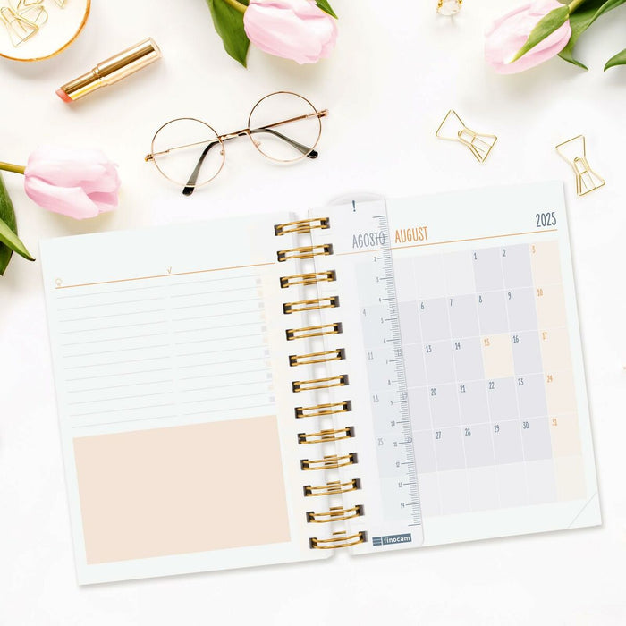 Agendă Finocam Phanter Multicolor 1/8 12 x 16,4 cm 2024-2025
