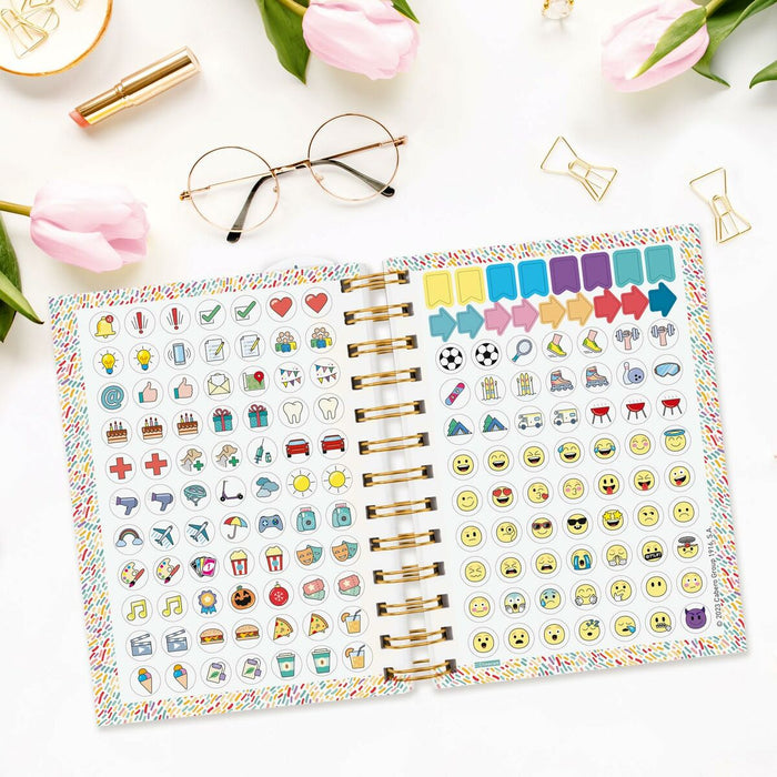 Agendă Finocam Phanter Multicolor 1/8 12 x 16,4 cm 2024-2025