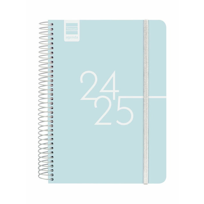 Agendă Finocam Kart Celeste A5 15,5 x 21,2 cm 2024-2025