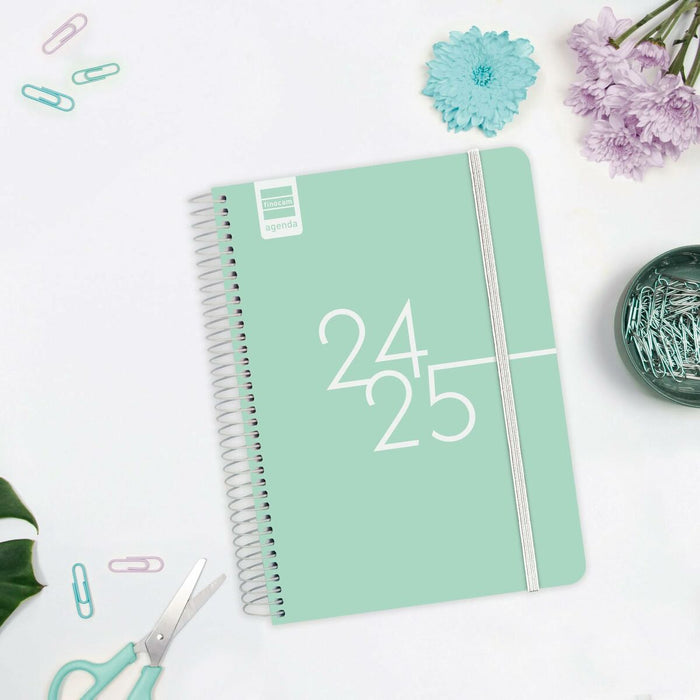 Agendă Finocam Kart Mentă A5 15,5 x 21,2 cm 2024-2025