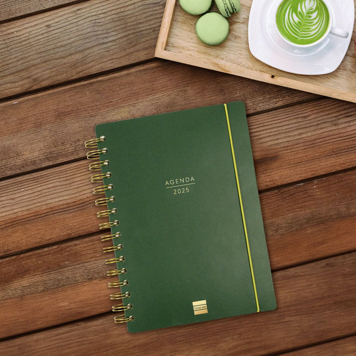 Agendă Finocam Haiku Verde A5 15,5 x 21,2 cm 2024-2025