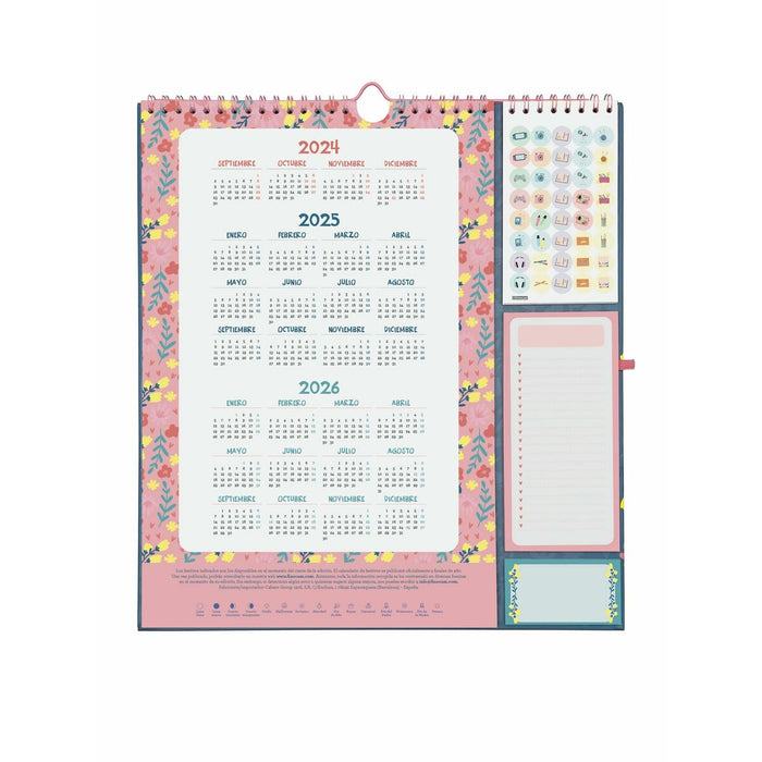 Calendar de perete Finocam Vitae 2024-2025 21,5 x 32,5 cm