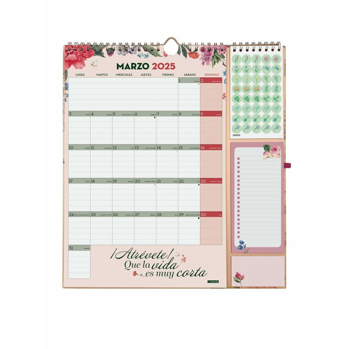 Calendar de perete Finocam Motivational phrases 2024-2025 21,5 x 32,5 cm