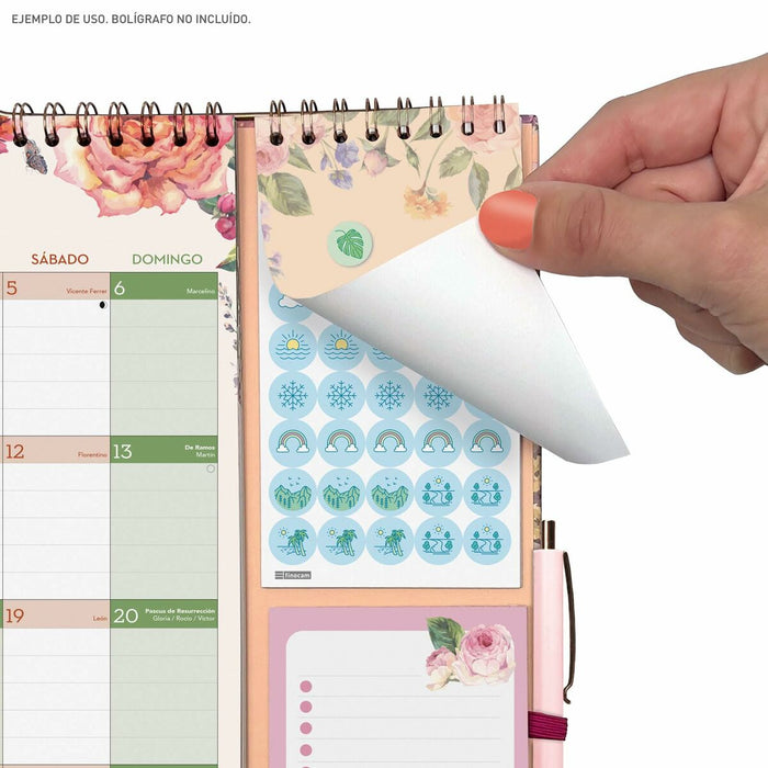 Calendar de perete Finocam Motivational phrases 2024-2025 21,5 x 32,5 cm