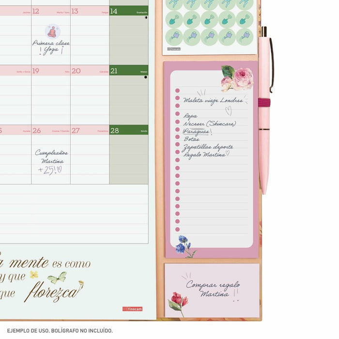 Calendar de perete Finocam Motivational phrases 2024-2025 21,5 x 32,5 cm