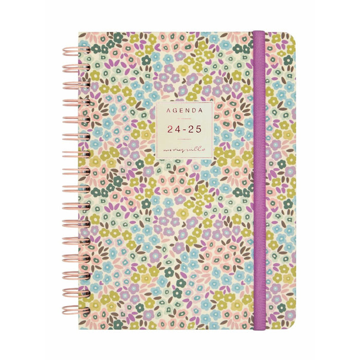 Agendă Finocam Moniquilla Beauty Multicolor A5 15,5 x 21,2 cm 2024-2025